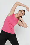 Zelocity Quick Dry Contour Tank Top - Pink Yarrow — thumbnail 1